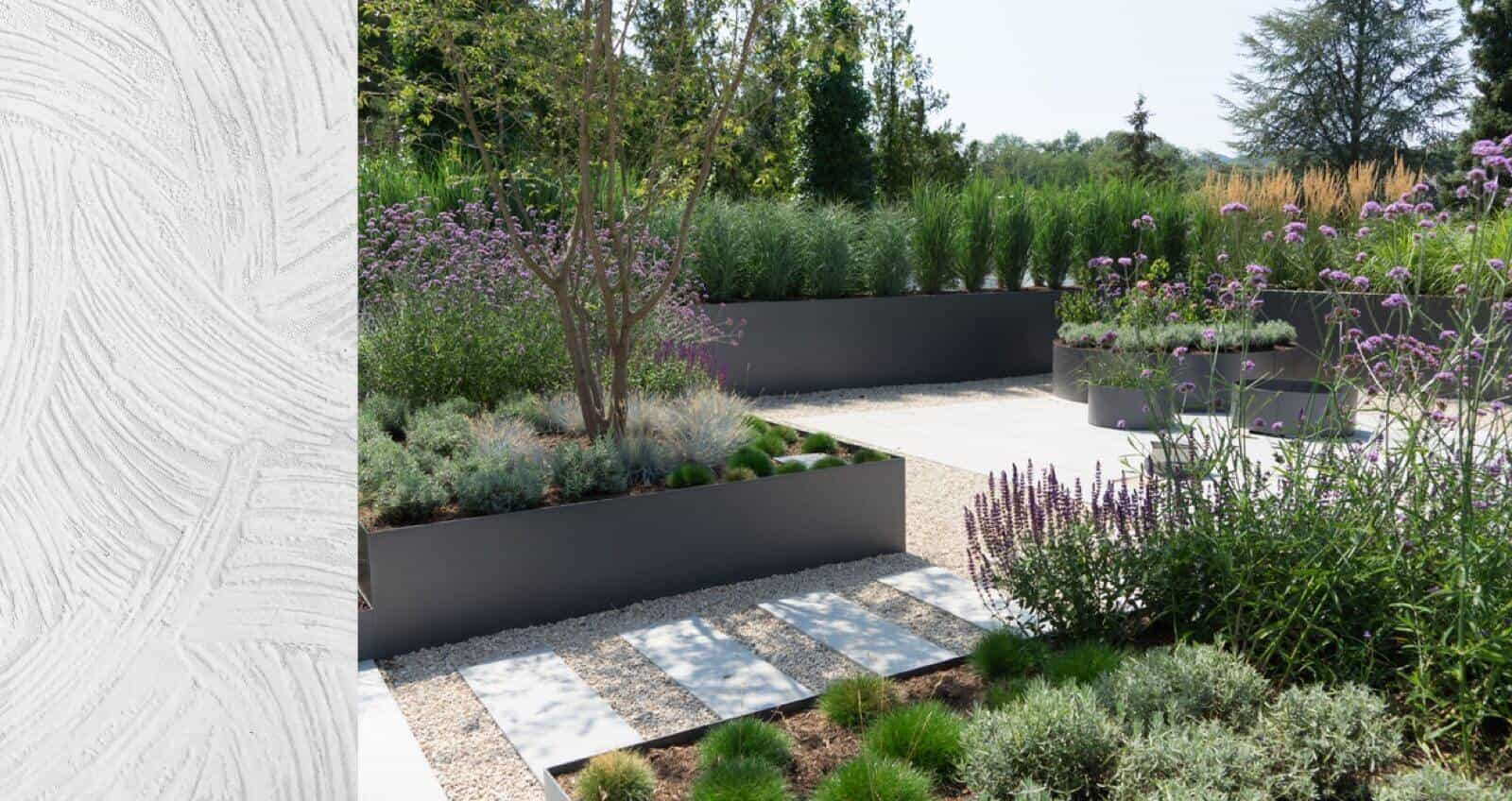 a landscape design featuring a wide assortment of plants l contractor and builder