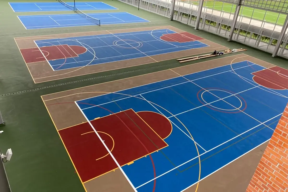 Decoflex Softcourt Outdoor Acrylic Flooring System 1